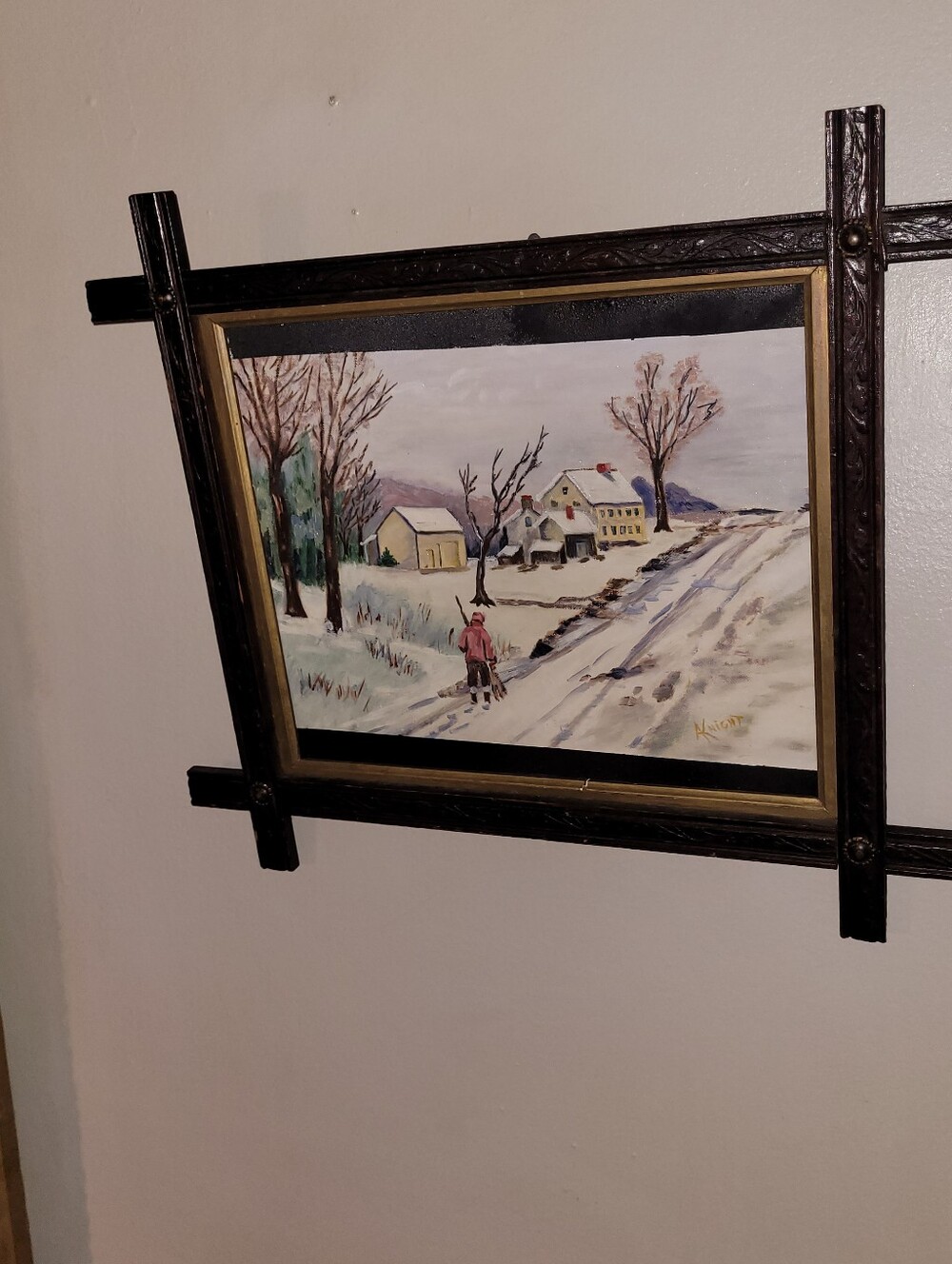 Vintage Original Oil Painting - Picture 10 of 11